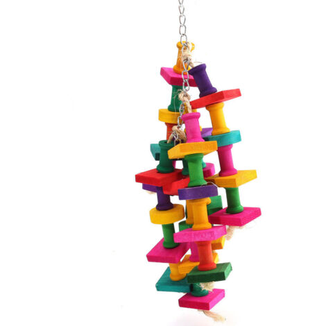 Fournitures pour perroquets Oiseau en bois molaire Jouet Access