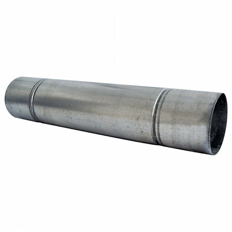Fourreau lisse en acier galvanisé pour traversée de terrasse, D 400 mm S&P (UNELVENT) 860335
