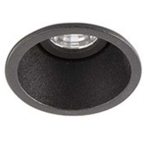 FOX Empotrable de pared negro orientable - NEGRO MATE