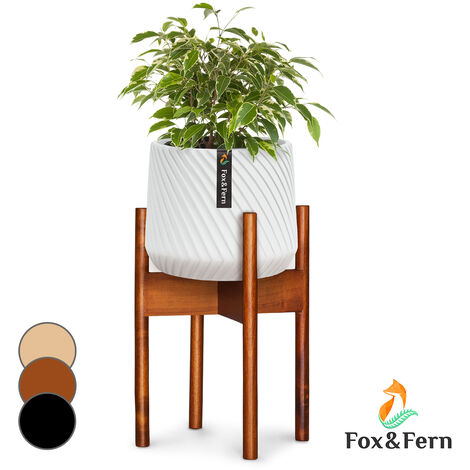 Fox & Fern Zeist portavaso, 2 altezze, combinabile, design a innesto, naturale