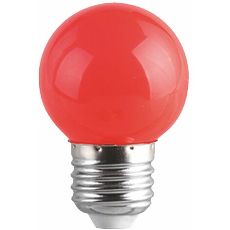 Fox Light Ampoule LED 1W E27 couleur Rouge