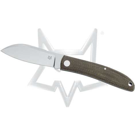 Fox Livri, Edelstahl M390 Stahl, Green Micarta HDL