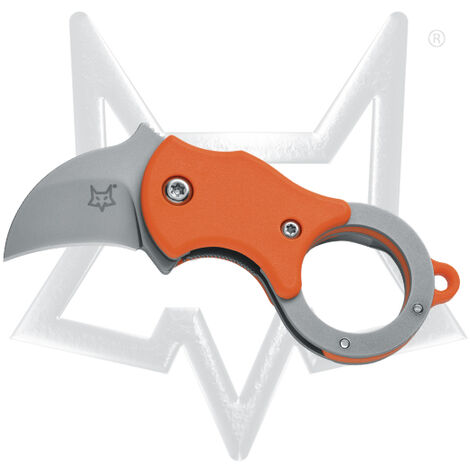 Fox Mini-Ka Orange Nylon Handl-1.4116 Inox st. Sabbored Bld