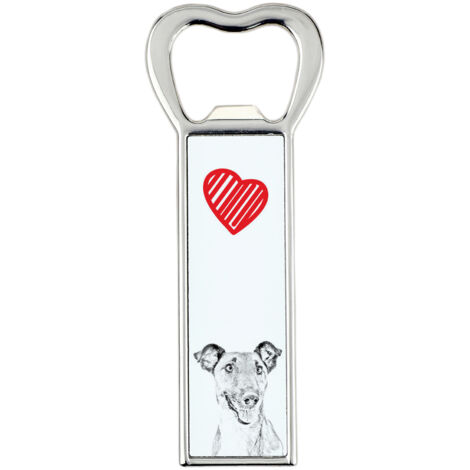 Fox Terrier - Décapsuleur chien, ouvre-réfrigérateur personnalisé, cadeau unique pour homme par Art-Dog