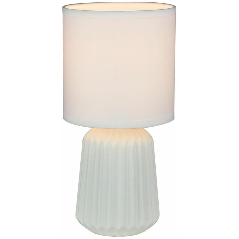 Fox - White Ceramic Lamp