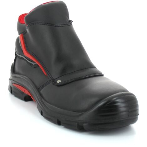 Foxter - Chaussures de sécurité | Hommes | Basses | Imperméable | Cuir Noir | S3 SRC