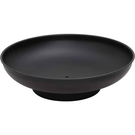 vidaXL Foyer Acier Bol de Feu Jardin Terrasse Patio Multi-taille Noir/Marron