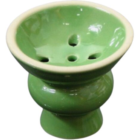 Foyer pour chicha en céramique grand format vert