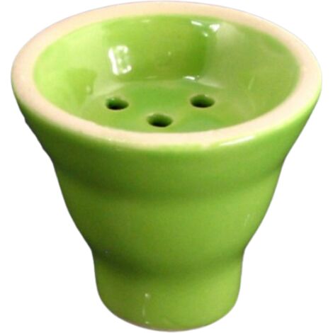 Foyer pour chicha en céramique petit modèle vert