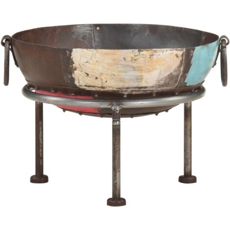 Foyer rustique coloré Ø 40 cm Fer CFW744161