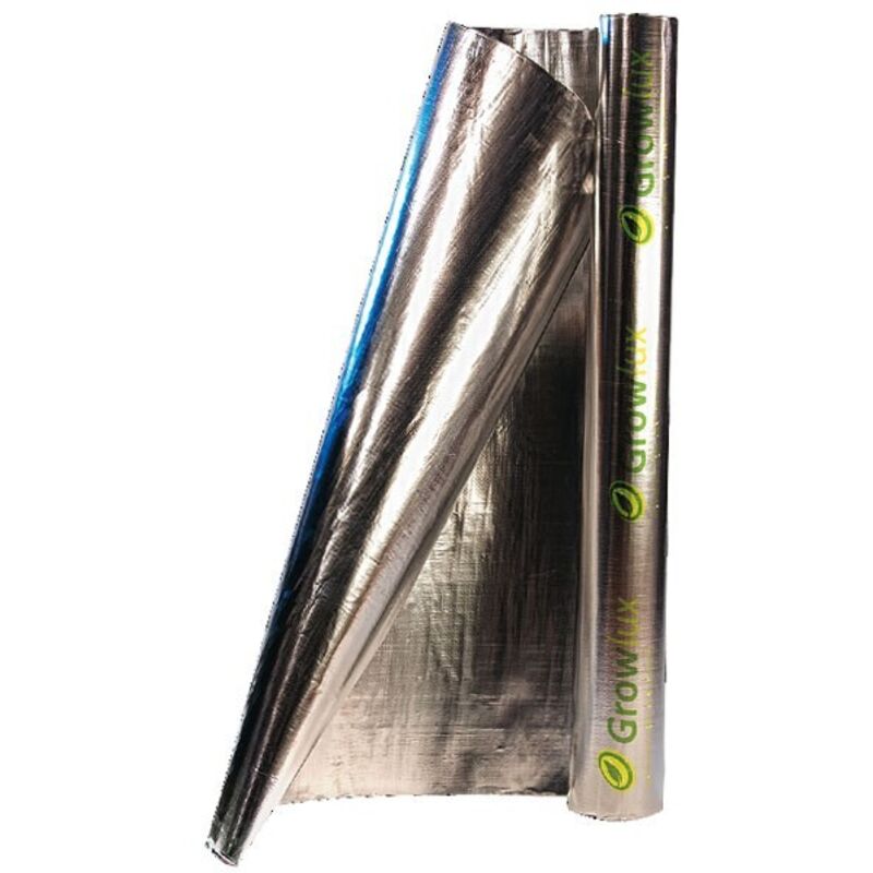 Papier réflechissant Growlux - Foylon 1.22m x 60m Roll (anti-détection)