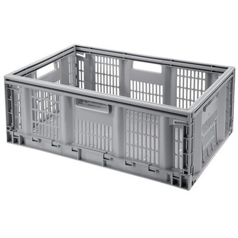 FP – Bac de rangement pliable 46l – Dimensions L 60 x l 40 x H 22,9 cm – Charge maximale 60 kg – Idéal pour espaces confinés - 8035401155