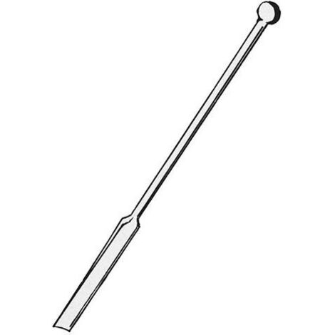 FP – Barre brise-pavés en acier forgé 1500 mm – Tête sphérique – Pied carré – Pour pavage béton armé – 10 kg
