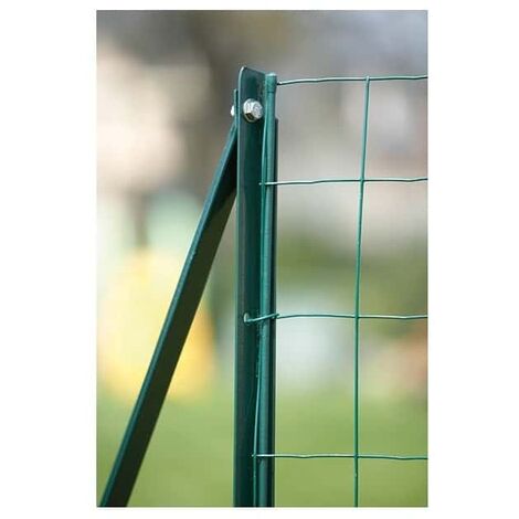 FP – Barre de tension en plastique vert 0,85 m – Accessoire léger pour grillage – Résistance aux intempéries – Pour chantiers extérieurs - 0m85-u