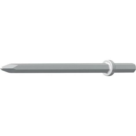 FP – Burin pointu 450 mm – 6 côtés – Dimensions 22 x 82 mm – Pour béton armé – Compatible avec marteaux pneumatiques