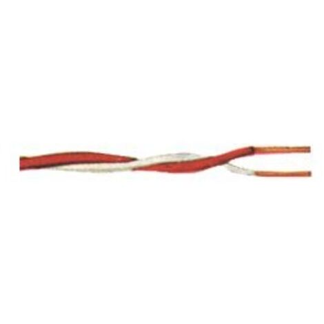 FP – Câble électrique 2x0,6mm² 20m – Cuivre avec isolation PVC – Pour systèmes basse tension jusqu'à 60V – Applications spécifiques