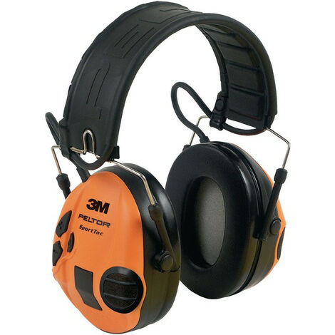 FP – Casque anti-bruit électronique 3M™ Peltor™ SportTac™ – Réduction sonore 26 dB – Entrée audio – Conçu pour chasse et tir
