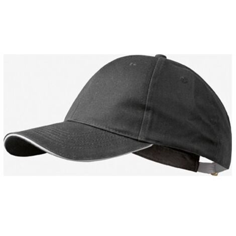 FP – Casquette noire taille unique – 65% polyester, 35% coton – Accessoire intemporel pour style et confort