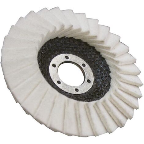 FP – Disque à lamelles 125 mm en feutre – Grain fin pour polissage – Finition de surface précise – Compatible avec meuleuse