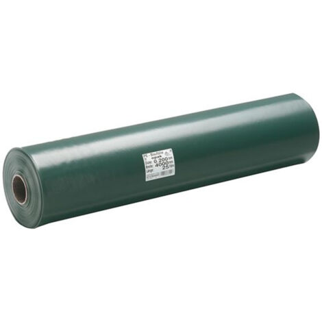 FP – Film de construction type 200 4 x 50 m – Bâche LDPE 0,9 g/cm³ – Résistance à la traction 10-25 N/mm² – Protection contre l'humidité
