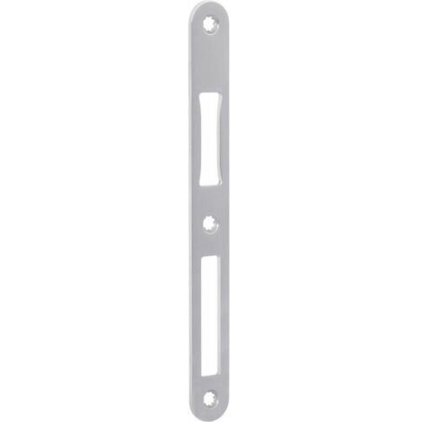 FP – Gâche plate pour serrure électrique 24 x 216 mm – Fonctionnement sécurisé avec pièges – Finition métal pour cadre de porte - B-90000DL-R24x216rdER