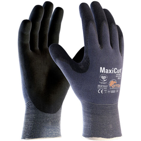 FP – Gants anti-coupure MaxiCut 44-3745 – Taille 8 (M) – Technologie CUTtech niveau C – Enduction nitrile pour protection optimale