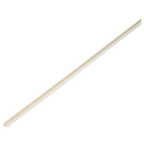 FP – Goulotte câble avec couvercle 10x10mm – PVC ignifuge et auto-extinguible – Résistance chaleur jusqu'à 60 °C – Longueur 2 m - 10x10skl