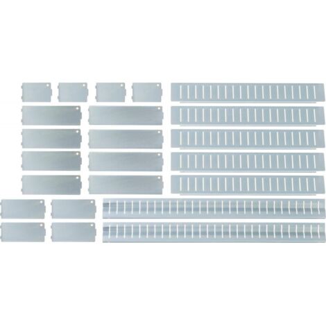 FP – Jeu de séparateurs 23 pièces pour tiroirs 568 x 398 mm – Optimise l'organisation – Installation rapide – Accessoires personnalisables