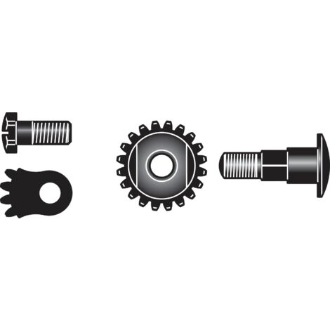FP – Kit de réparation boulon écrou 2/90 – Set de 5 pièces pour sécateurs FELCO 2 – Vis et écrous dentés pour performances optimales
