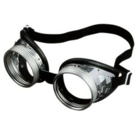 FP – Lunettes de protection à bague à vis – Verre feuilleté incolore incassable – Norme EN 169 – Ajustement flexible et maintien sécurisé - VIS 717 G