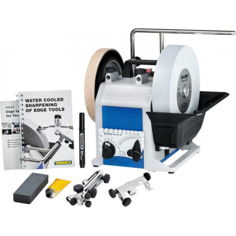 FP – Machine d'affûtage T-8 Original Tormek – Affûteuse pour couteaux et ciseaux – Boîtier en fonte de zinc – Disques en acier inoxydable
