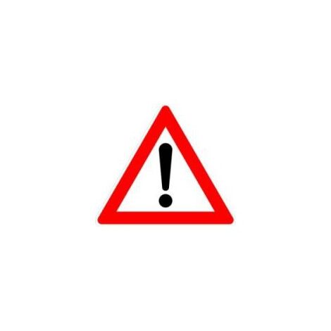 FP – Panneau de signalisation triangle 900 mm – Aluminium 2 mm – Film réfléchissant RA1 pour visibilité optimale – Conforme réglementation routière