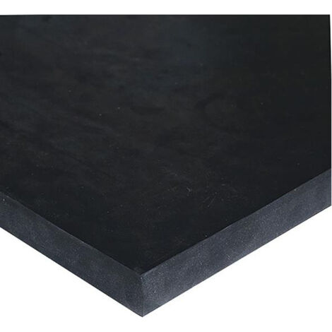 FP – Plaque caoutchouc EPDM noir 3mm – 1000x1000mm – Résistance aux intempéries et produits chimiques – Pour joints et rondelles
