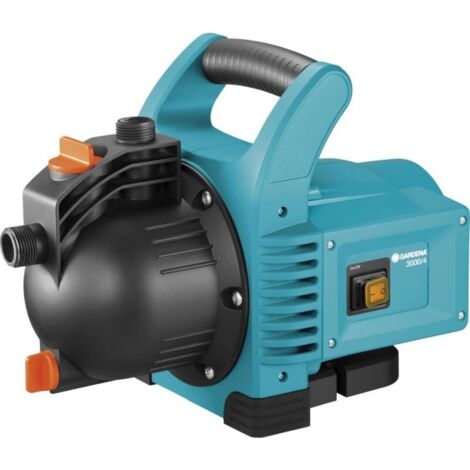 FP – Pompe de surface 3000/4 – Débit 3100 L/h – Hauteur de levage 36 m – Profondeur d'aspiration 7 m – 600W pour irrigation et surpression - 01707-61
