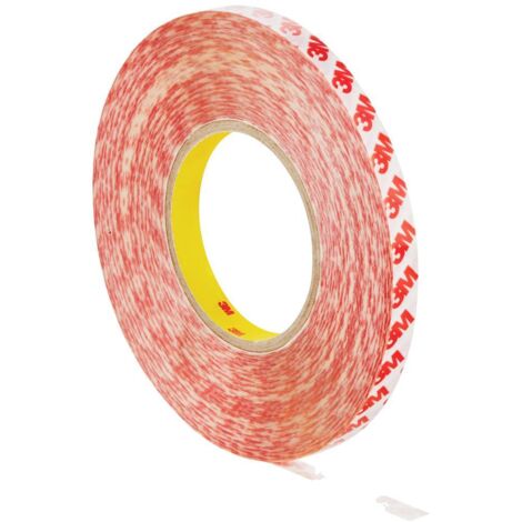 FP – Ruban adhésif double face transparent 50 m x 12 mm – Épaisseur 190 microns – Résistance à l'humidité – Pour surfaces variées - MM 1 PC