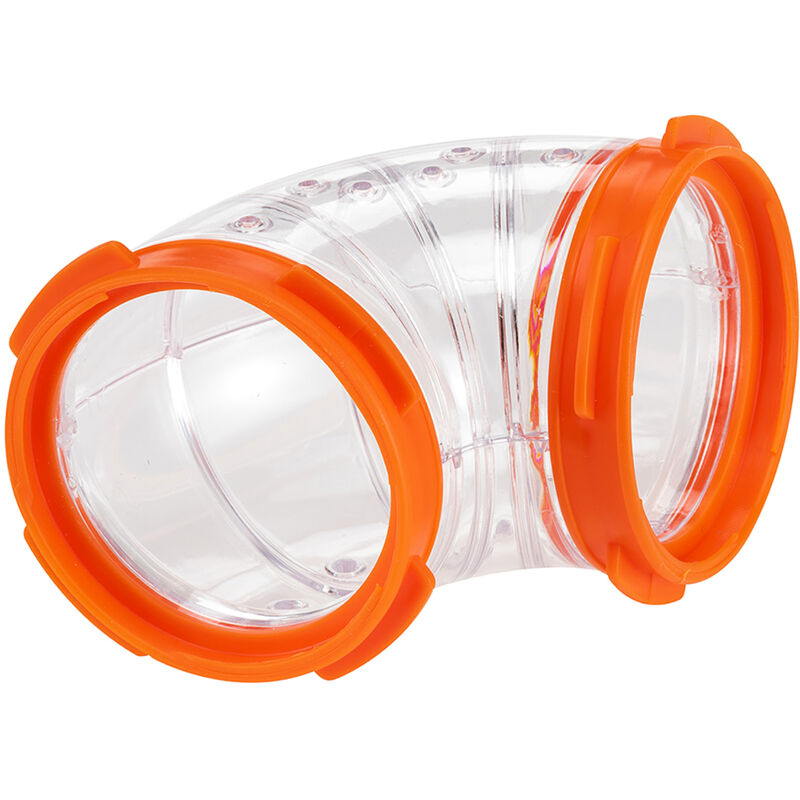 Ferplast - Tunnel fpi 4810 curve Tube en plastique courbé pour hamsters et d'autres petits rongeurs. Variante fpi 4810 curve - Misure: 6 x h 6 cm - ø