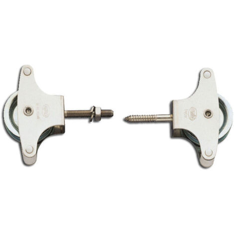 FPLUS baja amig poleas 20 inox roldana metal tornillo de 40 , baja amig poleas 20 inox roldana metal tornillo de 40