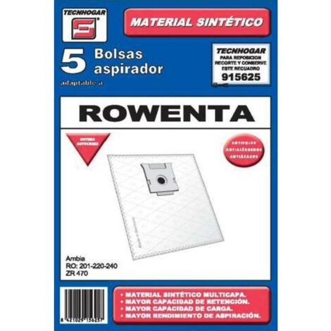 ERSA FPLUS bolsa aspirador pack 5 uds. rowenta 915625 , bolsa aspirador pack 5 uds. rowenta 915625