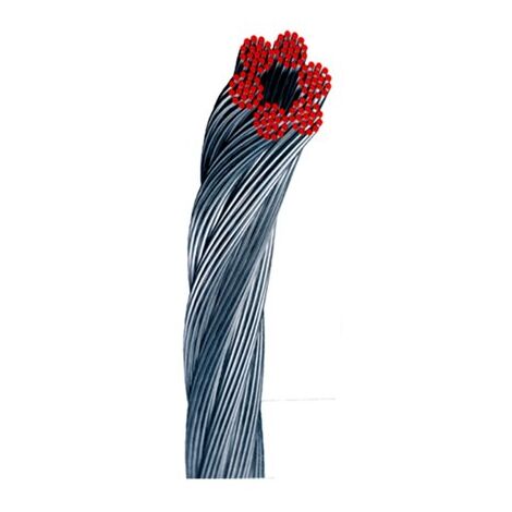FPLUS cable acero galva. 6 mm 6x 19+1 rollo 100 mt , cable acero galva. 6 mm 6x 19+1 rollo 100 mt