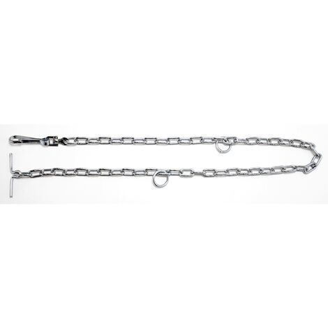 FPLUS collar ronzal cadena 200 cm x 5,0 mm pulid , collar ronzal cadena 200 cm x 5,0 mm pulid
