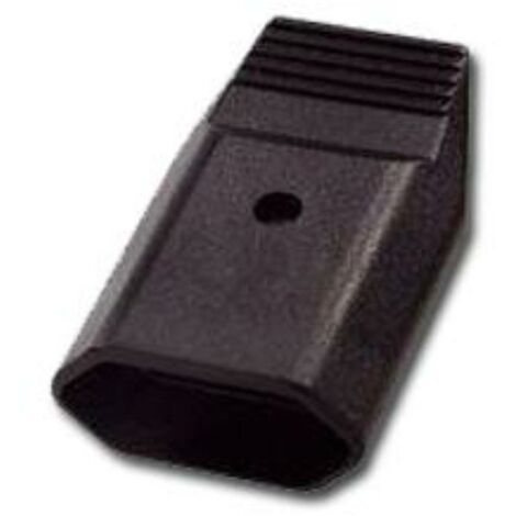 FPLUS electricidad base aerea bipolar negra 10a-250v 11009-54420