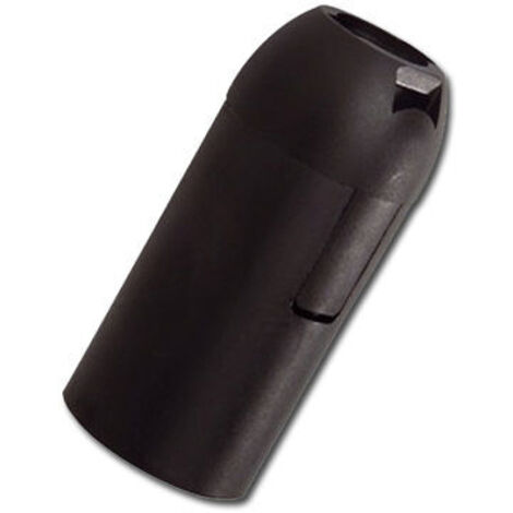 FPLUS electricidad portalamparas e-14 negro blister 15002-60507
