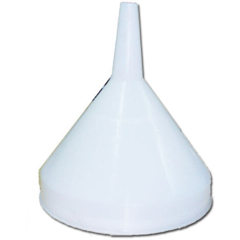 FPLUS embudos plastico blanco de 10 cm  1-8 litros 4738 , embudos plastico blanco de 10 cm  1-8 litros 4738