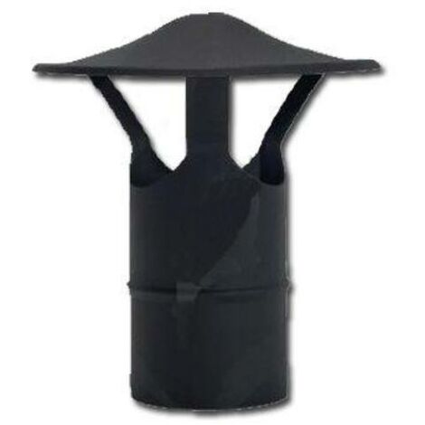 FPLUS estufa pellet sombrero chino vitrificado 80 mm pvterc080