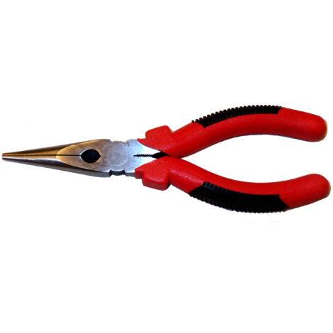 FPLUS lams alicate boca cigueña 7 mango rojo y negro c0015 , lams alicate boca cigueña 7 mango rojo y negro c0015
