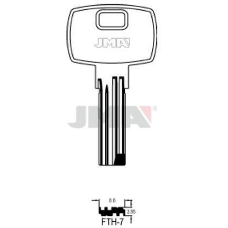 FPLUS llaves  jma seguridad alpaca mod fth-7 td7 , llaves  jma seguridad alpaca mod fth-7 td7