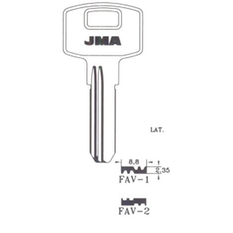 FPLUS llaves jma seguridad laton mod fav-1d , llaves jma seguridad laton mod fav-1d