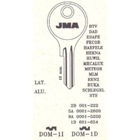 FPLUS llaves jma tipo b mod dom- 1i (caja 50 unidades) , llaves jma tipo b mod dom- 1i (caja 50 unidades)