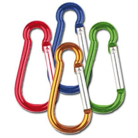 FPLUS mosqueton alum.c/llav.60x6 , Mosqueton bombero aluminio para llaves
- Medida: 60 mm.
- Colores surtidos.
- Realizado en aluminio.
- Uso domestico.
- No debe usarse en tareas
