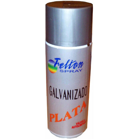 FPLUS pintura spray 400ml galvanizado plata f-1410 , pintura spray 400ml galvanizado plata f-1410